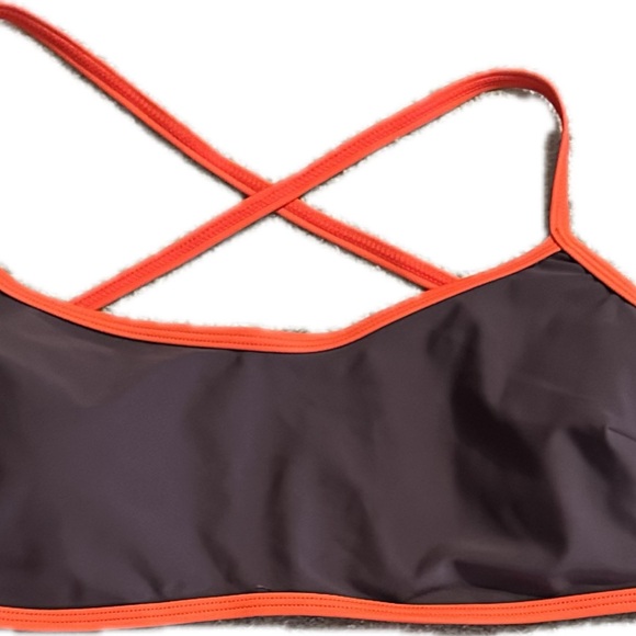 Cupshe Purple Boy Shorts Bikini with Red Accents/Straps - size XL bottom/L top - Picture 7 of 9